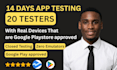provide 20 app testers for 14 days closed testing