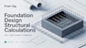 do foundation design footing calculation and structural engineering analysis