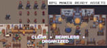 create 2d pixel art game background tileset rpg map sprite sheet animation asset