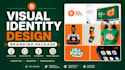 create professional visual identity design for your business