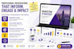 create professional powerpoint presentations with research and data analysis
