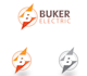 create modern electronics and repair service logo