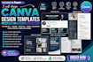 canva ebook design, canva journal planner design, canva cookbook canva worksheet