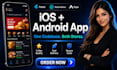 develop hybrid ios andriod flutter react native app ionic angular app deployment