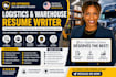write ats logistics, warehouse resume, supply chain, transportation, freight, cv