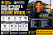 write construction skilled trades resume, manufacturing, engineering, bluecollar