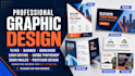 do graphic design, logo editing, adobe photoshop work, eddm mailer, postcard