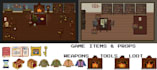 create 16 bit 32 bit pixel art sprite sheet animation icons items game assets