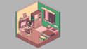 do 2d isometric pixel game art background game character isometric tileset