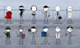 create 2d stickman animation realistic explainer videos