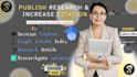 increase google scholar citation, backdate citation, write and publish article