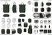 create wallet purse clutch handbag tech pack with technical drawings