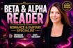 double beta reader, alpha reader, romance beta reader, fantasy beta reader