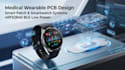 design medical wearable and smart patch pcb with nrf52840