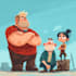 draw a cartoon illustration