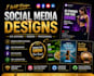 design social media posts banner and canva design