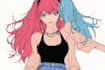 draw anime character with professional clean style