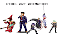 do pixel illustration pixel art pixel animation nsfw pixel art sprite sheet