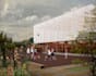 create an artistic post digital architectural collage
