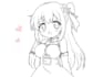 anime style character illustration for dakimakura