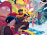 create authentic retro comic illustration