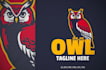 design modern attractive creative owl logo