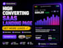 design a high converting saas landing page