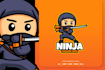 design creative high quality graceful ninja logo