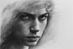 draw pencil or charcoal portrait drawings