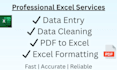 convert PDF to excel manually with high accuracy
