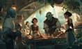 design a dnd party art and group art
