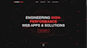 engineer a premium animated landing page with gsap