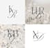 design minimal wedding logo, wedding monogram, and initials