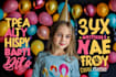 create birthday, kid birthday tshirt design