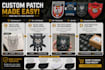 high quality custom pvc patches with your design