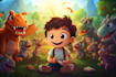 draw childrens book illustration with my style