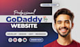 design a professional godaddy website or redesign your godaddy site