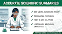 provide high quality technical biological summary
