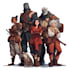 design a dnd party art and group art