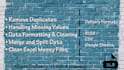 clean messy excel CSV data using python pandas