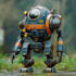 create custom mecha robot art