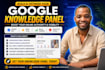 create, claim and edit a google knowledge panel