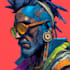 sci fi character illustration or sci fi character