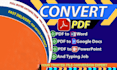 do PDF to word typing services