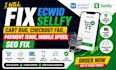 fix ecwid sellfy cart bug checkout fail payment issue mobile speed seo fix