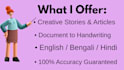 write friendly articles in bengali and hindi