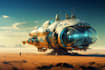 vehicle illustration and sci fi art