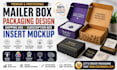 mailer box packaging design shipping box subscription box insert mockup