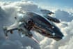 make a sci fi spaceship art