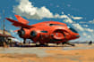 unique sci fi spaceship art